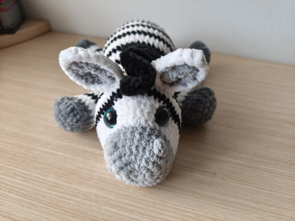 Ležící zebra