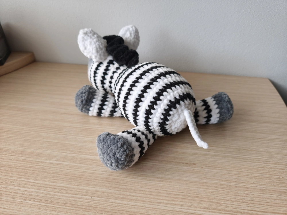 Ležící zebra