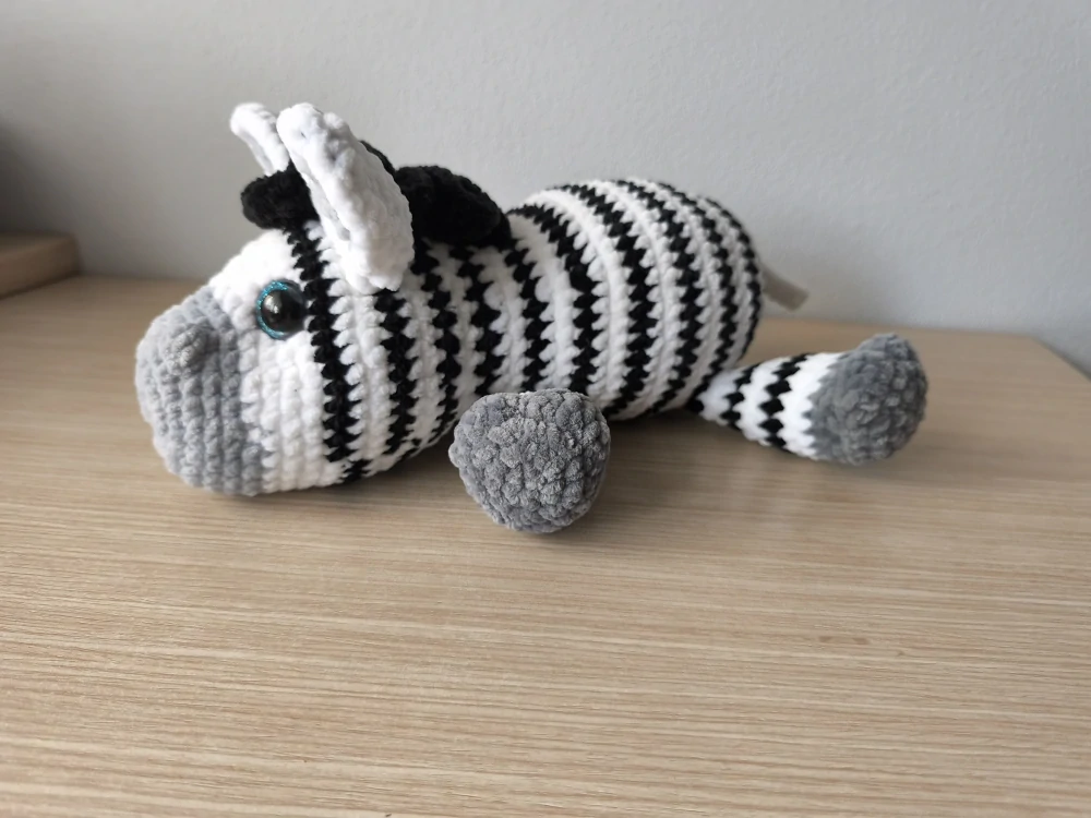 Ležící zebra