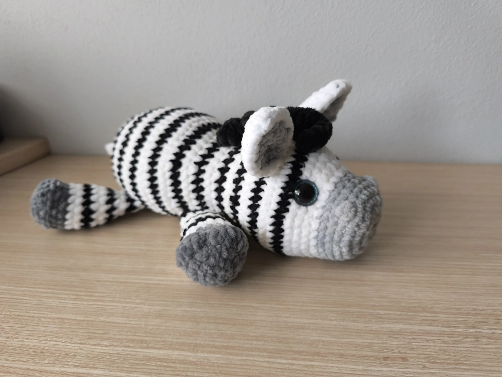 Ležící zebra